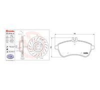 Kit completo: dischi ad alto contenuto di carbonio, pastiglie MERCEDES-BENZ C