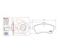 Kit completo: dischi ad alto contenuto di carbonio, pastiglie MERCEDES-BENZ E