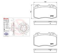 Kit completo: dischi ad alto contenuto di carbonio, pastiglie MERCEDES-BENZ SL
