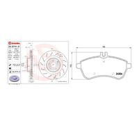 Kit completo: dischi ad alto contenuto di carbonio, pastiglie MERCEDES-BENZ SLC