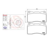 Kit completo: dischi ad alto contenuto di carbonio, pastiglie MITSUBISHI LANCER