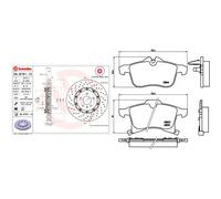 Kit completo: dischi ad alto contenuto di carbonio, pastiglie OPEL ASTRA H XTRA