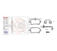Kit completo: dischi ad alto contenuto di carbonio, pastiglie PORSCHE MACAN