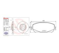 Disco freno BREMBO 09B35211 anteriore, ventilato, altamente carbonizzato, 1 Pezzo
