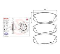 Kit completo: dischi ad alto contenuto di carbonio, pastiglie SAAB 44079 II