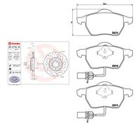 BREMBO P 85 085X Brake Pad
