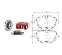 Kit completo: dischi forati, pastiglie BMW F25, X2 F26 BREMBO XTRA