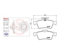 Kit completo: dischi forati, pastiglie CADILLAC, OPEL, SAAB 44077 II, 45172,