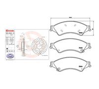 Kit completo: dischi forati, pastiglie FORD RANGER BREMBO XTRA