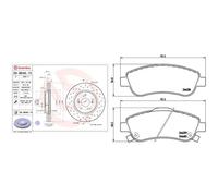 Kit completo: dischi forati, pastiglie HONDA CR-V III, CR-V IV BREMBO XTRA