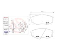 Kit completo: dischi forati, pastiglie HYUNDAI, KIA SOUL II, ix20 BREMBO XTRA