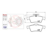 Kit completo: dischi forati, pastiglie MAZDA 3 I, 3 II, 5 (CR), 5 II BREMBO