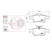 BREMBO P 24 148X Brake Pad