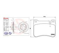 Kit completo: dischi forati, pastiglie MERCEDES-BENZ CLK (C209), CLK kabriolet