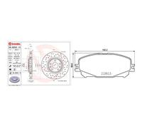 Disco freno BREMBO XTRA LINE BREMBO 09.B352.1X, 1 Pezzo