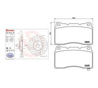 Kit completo: dischi forati, pastiglie SUBARU, TOYOTA GT 86, IMPREZA II,