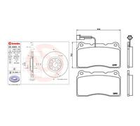 Kit completo: dischi, pastiglie ALFA ROMEO 159 BREMBO XTRA