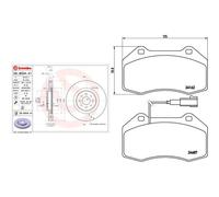 Kit completo: dischi, pastiglie ALFA ROMEO MITO BREMBO XTRA