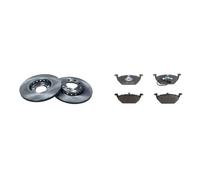 Set di pastiglie freno ABE C1A026ABE, anteriore