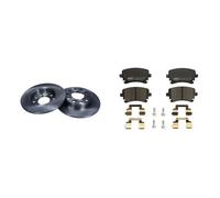 2x Disco freno Assale posteriore pieno 19-1213 MAXGEAR per AUDI SEAT