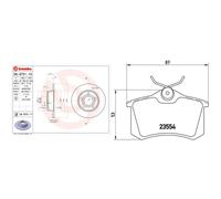 Kit completo: dischi, pastiglie AUDI A6 C5 BREMBO XTRA