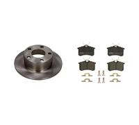 2x Disco freno Assale posteriore pieno 19-0684 MAXGEAR per AUDI VW SKODA