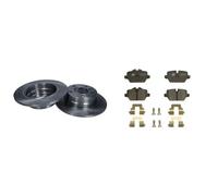 2x Disco freno Assale posteriore pieno 19-1960 MAXGEAR per BMW 1