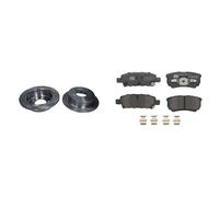 MaXgear Disco freno 19-2192 - 2 pezzi posteriore pieno Ø262 mm per Jeep, Dodge, Chrysler