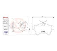 Kit completo: dischi, pastiglie CITRON, DS, PEUGEOT 3008 I nadwozie