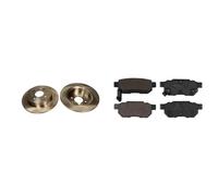 2x Disco freno Assale posteriore pieno 19-0923 MAXGEAR per HONDA MG