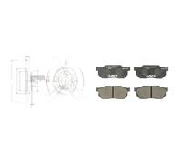 Kit completo: dischi, pastiglie HONDA CR-V II MAXGEAR ABE