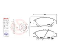 BREMBO P 28 050X Pastiglia Freno