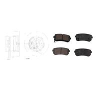 Kit completo: dischi, pastiglie HYUNDAI SONATA V, SONATA VI, ix35 I MAXGEAR