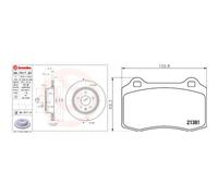 Kit completo: dischi, pastiglie JAGUAR XJ VI, XK I BREMBO XTRA