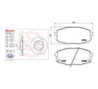 BREMBO 09.B551.11 Disco freno