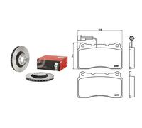 Kit completo: dischi, pastiglie LANCIA DELTA III BREMBO XTRA