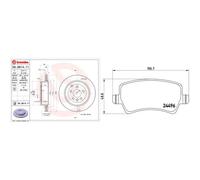 Kit completo: dischi, pastiglie LAND ROVER FREELANDER II BREMBO XTRA