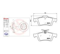 BREMBO P 24 148X Brake Pad