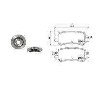 Kit completo: dischi, pastiglie MAZDA CX-3 BREMBO XTRA