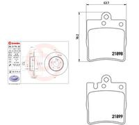 Brembo Set di pastiglie freno Xtra P 50 033X posteriore