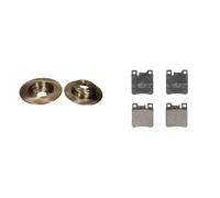 ABE Kit pastiglie freno KRAFT 6011030 C2M009ABE posteriore per BMW 5 (E34) 1990-1995