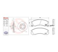 Kit completo: dischi, pastiglie MITSUBISHI L200, L200 (K7_T, K6_T, K5_T),