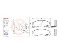 Kit completo: dischi, pastiglie MITSUBISHI LANCER VI BREMBO XTRA