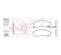 Kit completo: dischi, pastiglie MITSUBISHI OUTLANDER II BREMBO XTRA