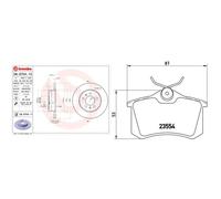 Kit completo: dischi, pastiglie RENAULT AVANTIME, ESPACE III BREMBO XTRA