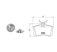 Kit completo: dischi, pastiglie RENAULT FLUENCE BREMBO XTRA