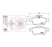 Kit completo: dischi, pastiglie RENAULT LAGUNA III BREMBO XTRA