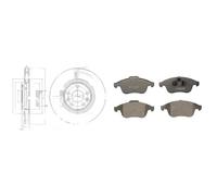 Set di pastiglie freno ABE C1R044ABE, anteriore