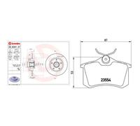 Kit completo: dischi, pastiglie RENAULT MEGANE IV BREMBO XTRA