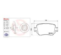 Kit completo: dischi, pastiglie SKODA OCTAVIA III BREMBO XTRA